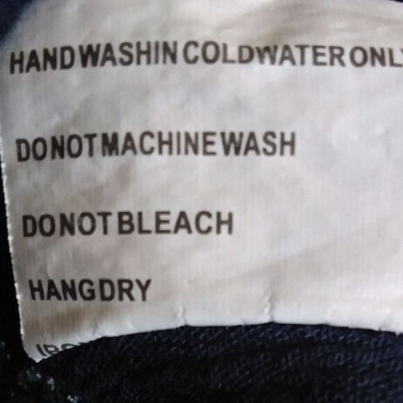 Solitaire Women's Top Blouse Peasant Smock Navy Boho Embroidered Tassels Size L - Picture 6 of 10